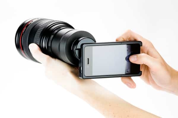 Adaptateur Nikon et Canon pour iPhone, où s'arrèteront-ils ?