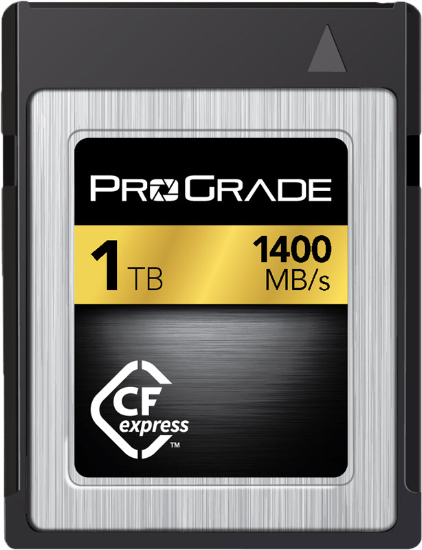 ProGrade Digital annonce les cartes CFexpress de 1To, remplacement