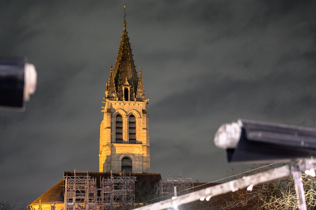 Le conformisme en photographie amateur - l'église de Vitry sur Seine de nuit