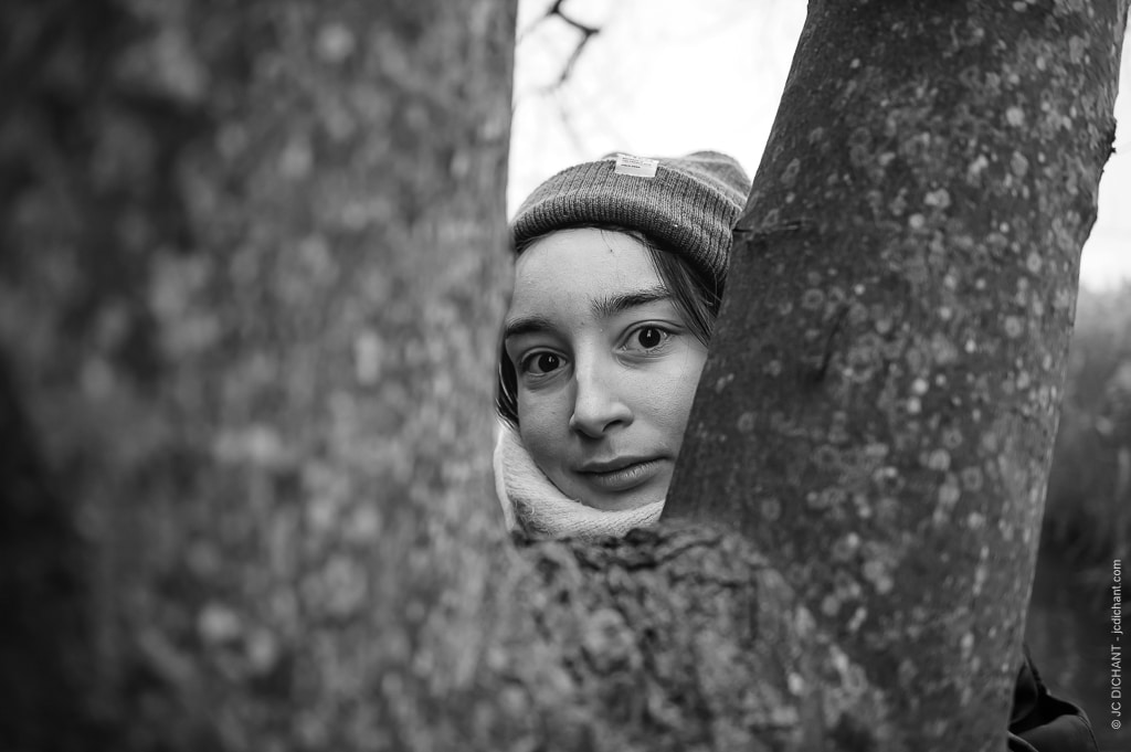 Le conformisme en photographie amateur - portrait féminin - lac de Créteil