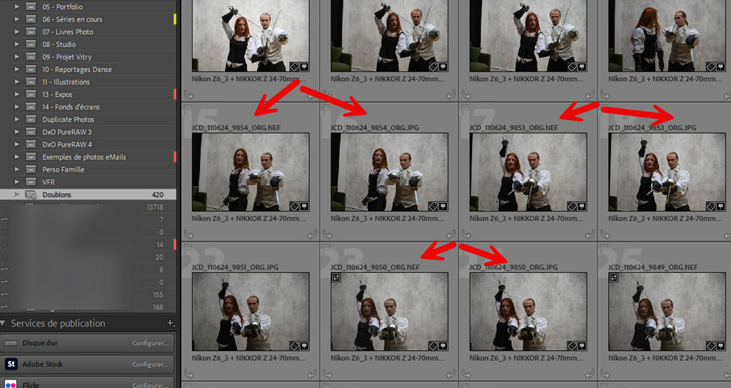 Comment supprimer les doublons dans Lightroom