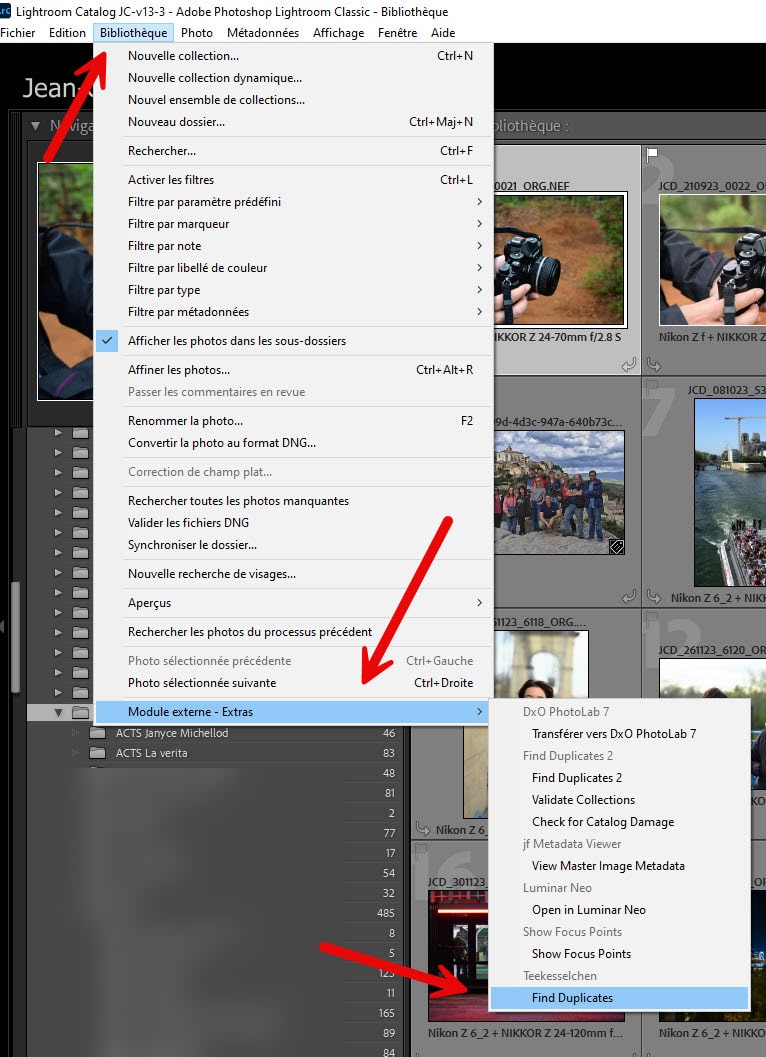 Comment supprimer les doublons dans Lightroom Classic