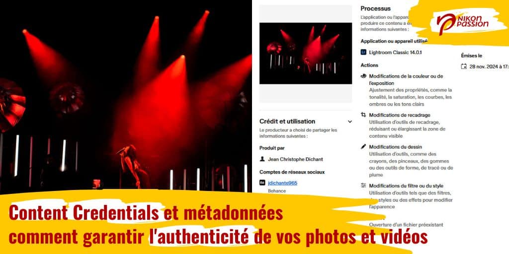 Content Credentials et métadonnées: comment garantir l'authenticité de vos photos et vidéos