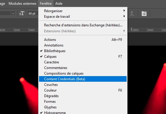 Comment gérer les Content Credentials dans Photoshop