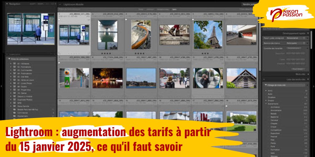 Lightroom : augmentation des tarifs à partir du 15 janvier 2025, ce qu'il faut savoir