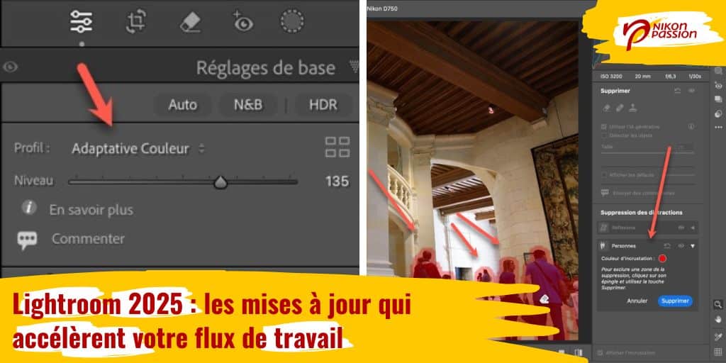 Lightroom 2025 : les mises à jour qui accélèrent votre flux de travail